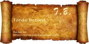 Torda Botond névjegykártya